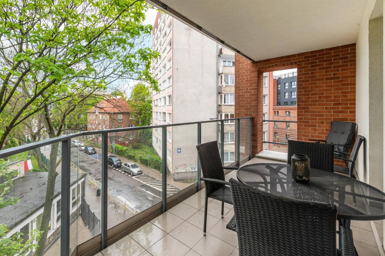 Gdansk Centrum - Apartament 3 - Pokojowy Z Duzym Tarasem Luaran gambar